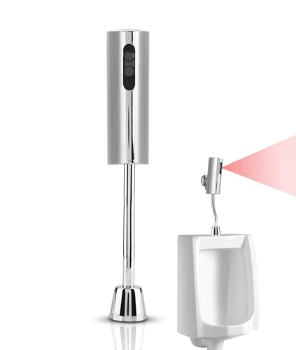 Gugxiom Automatisches Sensor-Urinalventil, Bad-WC-Urinalventil-Set, Wandmontiertes Urinal-Spülventil, Automatisches Sensor-Spülventil-Set, für Badezimmer-WC von Gugxiom