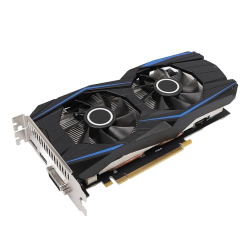 Gugxiom Computergrafikkarten, 4 GB GDDR5 -GPU -Grafikkarte für Gaming -PC, 128 -Bit -HDCP -Fertig mit 2 Lüfter und 4K -HDMI -Ausgabe für Glatte Spiele -Visuals Gugxiom Computergrafikkarten, 4 GB GDDR5 -GPU -Grafikkarte für Gaming -PC, 128 -Bit -HDCP -Fertig mit 2 Lüfter und 4K -HDMI -Ausgabe für Glatte Spiele -Visuals von Gugxiom