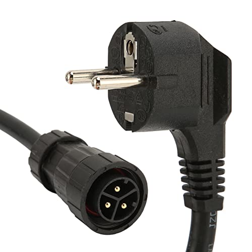 Gugxiom EU 220V AC Kabel, 3 x 1,5mm² Kabel Solar, 3m Photovoltaik Kabel für Mikrowechselrichter WVC 600 700 1200 1400 1600, Verwendet in Wechselrichter für Balkonkraftwerke von Gugxiom