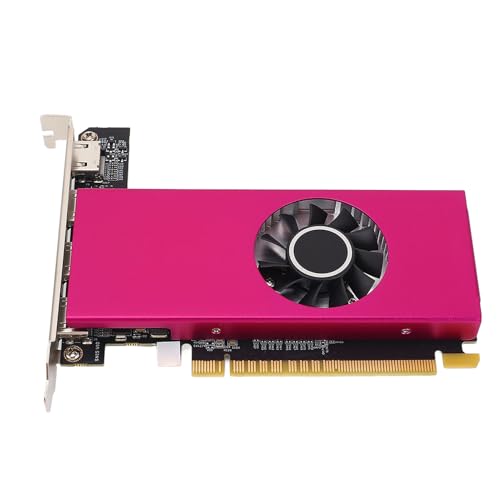 Gugxiom Grafikkarte, 2 GB DDR3-GPU, 64-Bit 902MHz-Kern, 1600 MHz-Speicher mit 4 HDMI-Anschlüssen für W7 W10, Multi-Screen-Anzeigeunterstützung Gugxiom Grafikkarte, 2 GB DDR3-GPU, 64-Bit 902MHz-Kern, 1600 MHz-Speicher mit 4 HDMI-Anschlüssen für W7 W10, Multi-Screen-Anzeigeunterstützung von Gugxiom