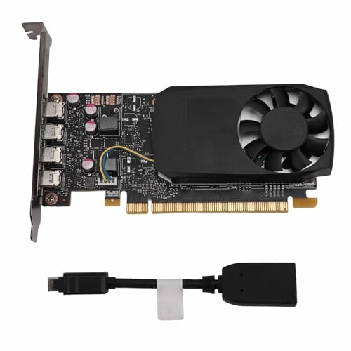 Gugxiom Grafikkarte, 4GB GDDR5 -Speicher -GPU, 640 CUDA Cores Gaming -Grafikkarte mit Verbesserter Leistung für Professionelle 3D -Modellierung und Rendering -Anwendungen Gugxiom Grafikkarte, 4GB GDDR5 -Speicher -GPU, 640 CUDA Cores Gaming -Grafikkarte mit Verbesserter Leistung für Professionelle 3D -Modellierung und Rendering -Anwendungen von Gugxiom
