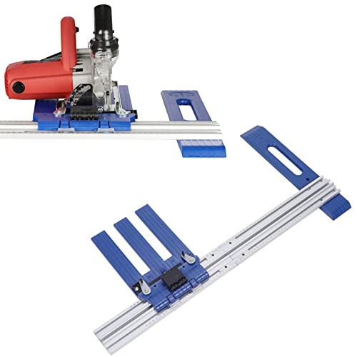 Gugxiom Kreissägenführung, 0–65 Cm (0–25,59 Zoll) Schnittbereich, Holzbearbeitungsschneider-Führungsschiene mit Präziser Skala, Sägeführung für Tischler von Gugxiom