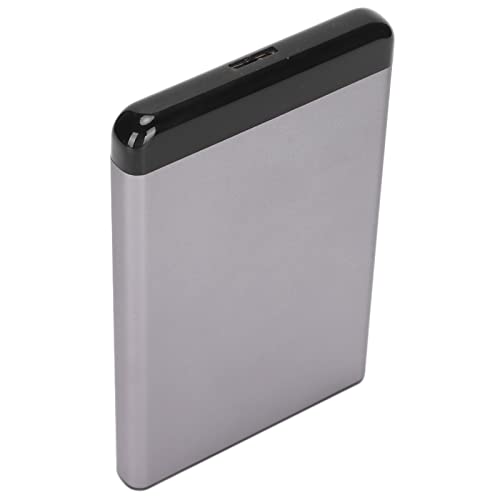 Gugxiom Ultradünne, Tragbare Externe Aluminium-Festplatte, Große Kapazität, Plug-and-Play, Leicht zu Transportieren, für Desktop-Computer, Notebooks, All-in-One-Computer (2T) von Gugxiom