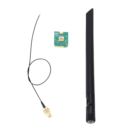 Gugxiom WiFi 6e Wireless Card, 8DBI -Antenne 2,4 GHz 5GHz 6GHz Triple Band 4200 Mbit/S Laptop Wireless Card mit NGFF M.2 Schnittstelle für W 10 11 Frameworks Gugxiom WiFi 6e Wireless Card, 8DBI -Antenne 2,4 GHz 5GHz 6GHz Triple Band 4200 Mbit/S Laptop Wireless Card mit NGFF M.2 Schnittstelle für W 10 11 Frameworks von Gugxiom