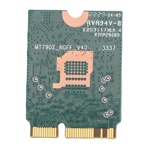 Gugxiom WiFi 6e Wireless Card, 8DBI -Antenne 2,4 GHz 5GHz 6GHz Triple Band 4200Mbit / S Laptop Wireless Card mit NGFF M.2 -Schnittstelle für W 10 11 Frameworks Gugxiom WiFi 6e Wireless Card, 8DBI -Antenne 2,4 GHz 5GHz 6GHz Triple Band 4200Mbit / S Laptop Wireless Card mit NGFF M.2 -Schnittstelle für W 10 11 Frameworks von Gugxiom