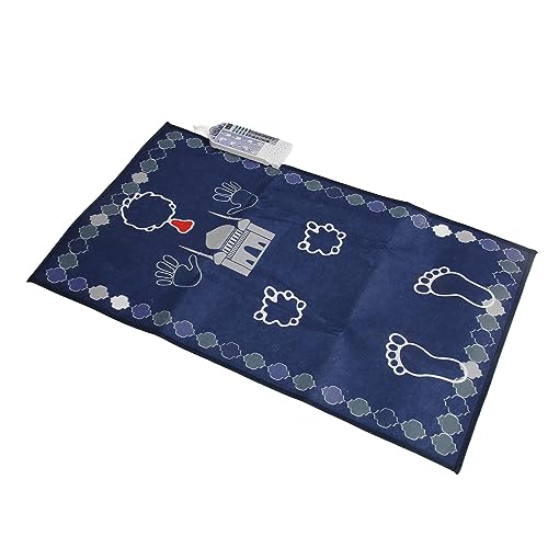 Muslimischer Gebetsteppich für, 59,9 X 99,9 Cm, Intelligenter Elektronischer Gebetsteppich mit Anbetungs-Schrittanleitung, Interaktives Lernen, Einfach zu Tragen, Sicher von Gugxiom