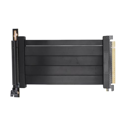 PCIE 4.0 X16 Extender Riser-Kabel, 15 cm, 26 Gbit/s, Flexibles 90-Grad-GPU-Grafikkarten-Verlängerungskabel für PCIE 3.0/2.0/1.0 für RTX3090 Usw von Gugxiom