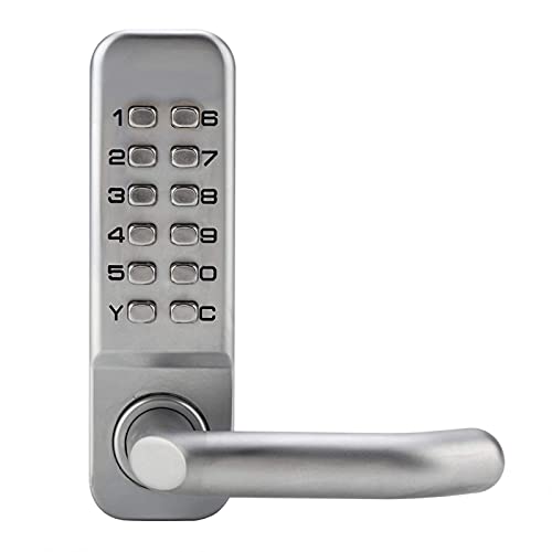 TüRschloss Mit Zahlencode,TüRdrüCker Mechanisches Codeschloss 111 Stelliges CodeKombinationsnocken TüR Zink Legierung Passwort Sicherheits Codiertes Schloss FüR Heim Garage Hotel Office Studio TüRschloss Mit Zahlencode,TüRdrüCker Mechanisches Codeschloss 111 Stelliges CodeKombinationsnocken TüR Zink Legierung Passwort Sicherheits Codiertes Schloss FüR Heim Garage Hotel Office Studio von Gugxiom