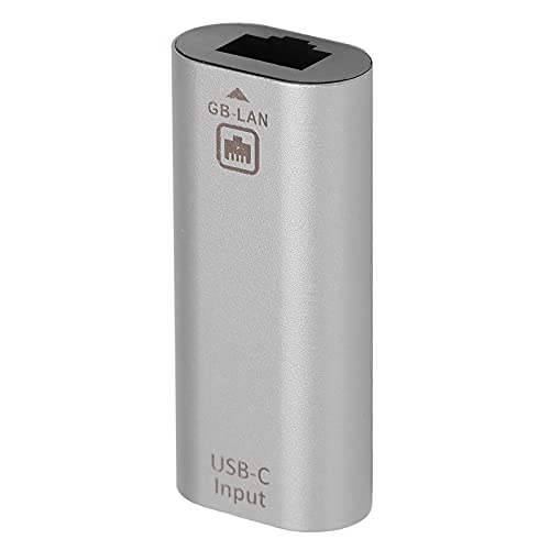 Gugxiom USB-C-auf-Ethernet-Adapter, 1000 Mbit/s, Tragbarer USB-C-auf-Netzwerk-Konverter, Kompatibel mit Windows/Android/OS X Gugxiom USB-C-auf-Ethernet-Adapter, 1000 Mbit/s, Tragbarer USB-C-auf-Netzwerk-Konverter, Kompatibel mit Windows/Android/OS X von Gugxiom