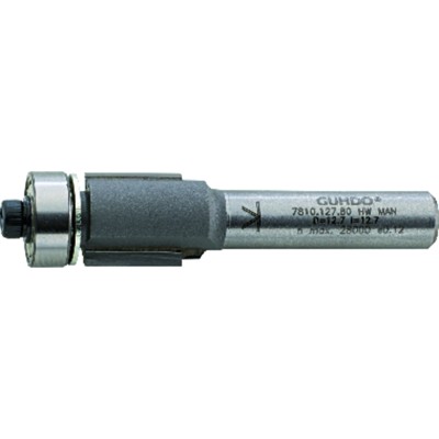 HW-Bündigfräser Schaft-ø8mm Z2 D12,7 l12,7 von Guhdo
