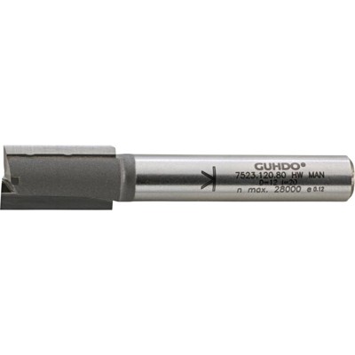 HW-Nutfräser Schaft-ø8mm D24 l16 L70 von Guhdo