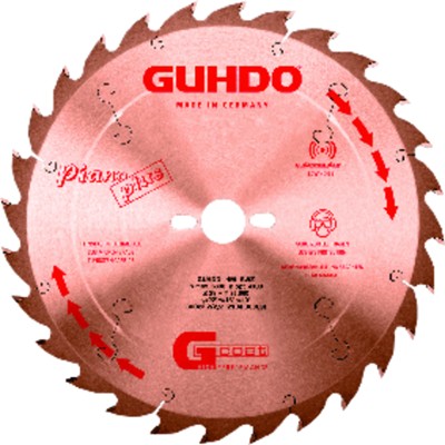 HW-Säge CNL Piano ø350 x 3,7/2,5 x 30 Z32 WZ von Guhdo