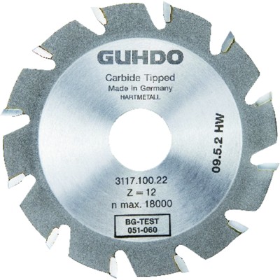 Lamellen-Nutfräser HW ø100 x 4 x 22mm Z6 von Guhdo