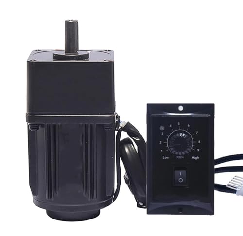Getriebemotor 15 W Umkehrgetriebemotor 3RK15GN-C Drehzahlregelungsmotor mit Regler 220 V AC einphasiger 70 x 70 mm Rahmen-Geschwindigkeitsreduzierungsmotor Variabler(22rpm) von GuidNaurys