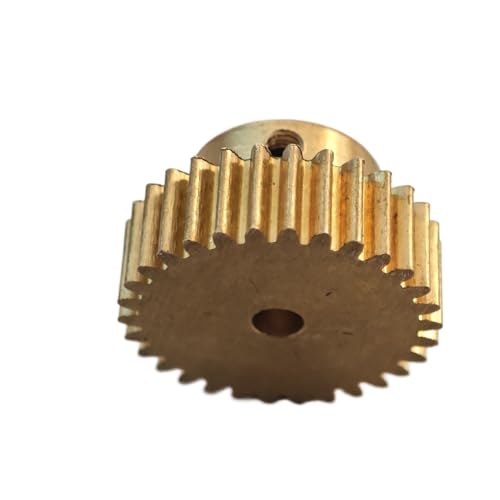 GuidNaurys 0,5 M 150T Stirnradgetriebe 76 mm Außendurchmesser 5 mm Zähne Dickes Getriebe Gerades Ritzel 0,5 Modul 150 Zähne Kupfer Stirnrad Getriebe(Step 15mm bore 6.35mm) von GuidNaurys