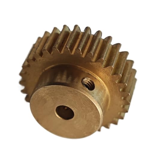 GuidNaurys 0,5 M 67T Kupfer-Stirnrad 0,5 Modul 67 Zähne Stufen-Zylinderrad 40,5 mm Außendurchmesser 5 mm Zähne Dickes gerades Ritzel M3-Schraube Getriebe(Step 27mm bore 8mm) von GuidNaurys
