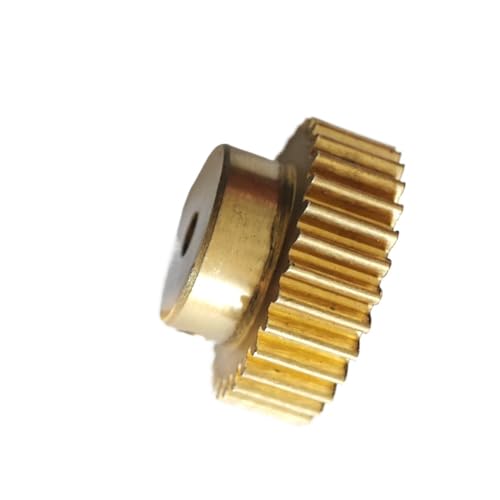 GuidNaurys 0,5 M 73T Kupfer-Stirnrad mit Schritt 0,5 Modul 73 Zähne gerade Zähne Ritzel 37,5 mm Außendurchmesser 10 mm dickes zylindrisches Zahnrad Getriebe(6mm bore) von GuidNaurys