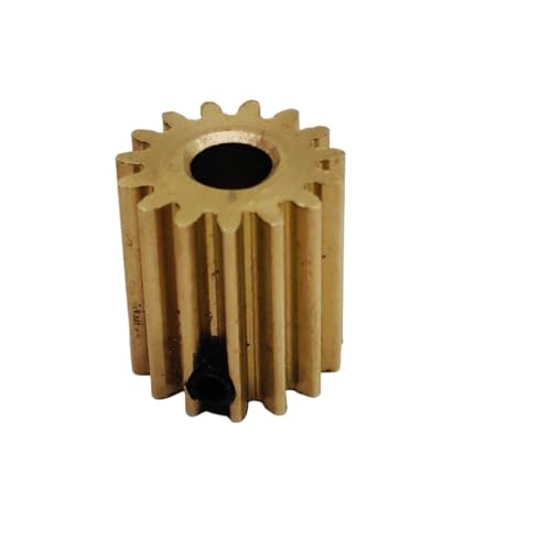 GuidNaurys 0,5 Modul 14 Zähne Messing Ritzel 0,5 M 14T gerade Zähne 10mm dick zylindrisches Stirnrad M3 Schraube Getriebe GuidNaurys 0,5 Modul 14 Zähne Messing Ritzel 0,5 M 14T gerade Zähne 10mm dick zylindrisches Stirnrad M3 Schraube Getriebe von GuidNaurys