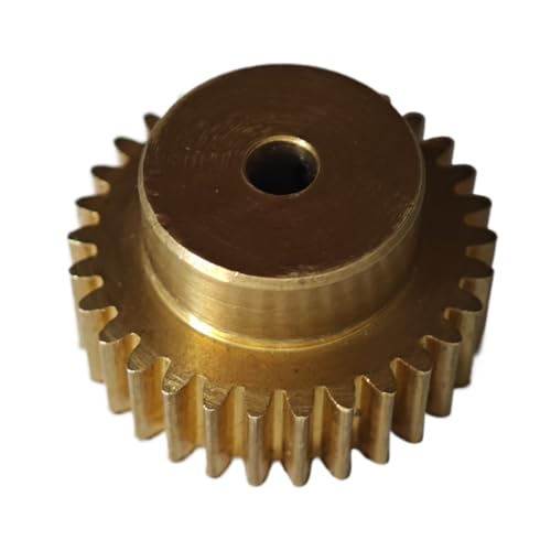 GuidNaurys 0,5 Modul 160 Zähne Kupfer Stirnrad 81mm Durchmesser 5mm Zähne Dicke 0,5M 160T Zylinderrad mit Schritt Getriebe(6.35mm bore) von GuidNaurys