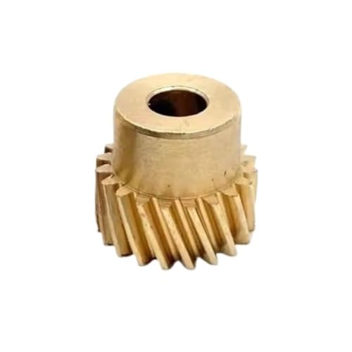 GuidNaurys 0,5 Modul Kupfer Stirnradgetriebe 0,5 M 20 Zähne 30 Zähne Linkshänder Spiral Stirnradgetriebe Motor Zahnstange Ritzel Eingriffswinkel(25T 5mm bore) von GuidNaurys