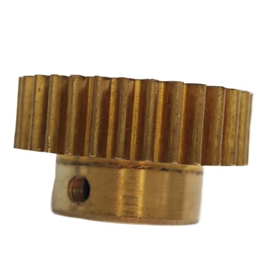 GuidNaurys 0,5 Modul-Stirnrad, 130 Zähne, Kupfer, zylindrisches Zahnrad, 0,5 M, 130 T, gerade Zähne, Ritzel Getriebe(9mm bore) von GuidNaurys