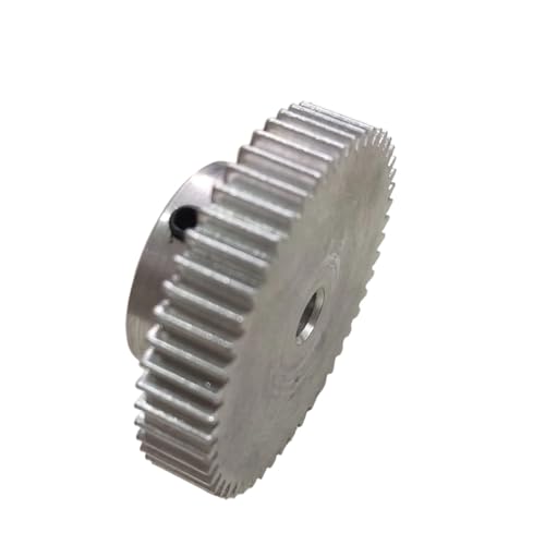 GuidNaurys 1 Stück 0,4 Modul 141 Zähne Stirnrad mit Stufe 57,2 mm Durchmesser Aluminiumlegierung Gerade Zähne 0,4 M 141T Zylinderrad Gerades Ritzel von GuidNaurys