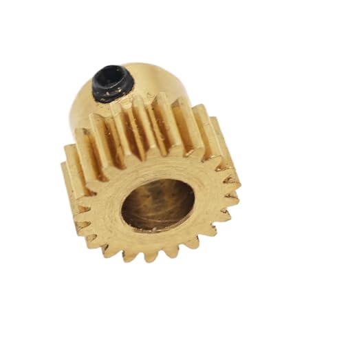 GuidNaurys 1 Stück 0,5 M 22T 23T Stirnradgetriebe mit Stufe 5 mm Zahndicke 0,5 Modul gerade Zähne Zylinderrad 9 mm Stufendurchmesser Getriebe(23 teeth 3.17mm bore) von GuidNaurys