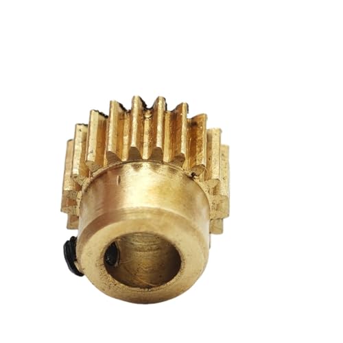 GuidNaurys 1 Stück 0,5 M 45 Zähne Kupfer-Zylinderrad mit Schritt 0,5 Modul 45 Zähne Stirnradgetriebe Gerade Zähne Getriebe Mechanisches Ritzel Getriebe(4MM bore) von GuidNaurys