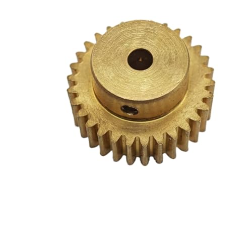 GuidNaurys 1 Stück 0,5 M 47 Zähne Messing-Stirnrad mit Schritt 0,5 Modul 47 Zähne Zylinderrad 3 mm 3,17 mm 6,35 mm 8 mm 10 mm 12 mm Bohrung Ritzel Getriebe(7mm bore) von GuidNaurys