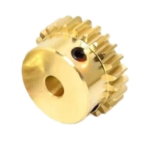 GuidNaurys 1 Stück 0,5 M 62 Zähne Messing-Stirnradgetriebe 3,17 mm 4 mm 5 mm 6,35 mm 8 mm 10 mm 12,7 mm Loch 0,5 Modul 62 Zähne Messing-Stirnradgetriebe mit Stufe Getriebe(4mm bore) von GuidNaurys