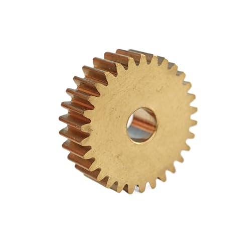 GuidNaurys 1 Stück 0,5 M 88 Zähne Messing Flaches Stirnrad 0,5 Modul 88 Zähne Zylinderrad 45 mm Durchmesser 5 mm Dicke Ritzel mit geraden Zähnen Getriebe(9mm bore) von GuidNaurys