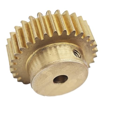 GuidNaurys 1 Stück 0,5 M 95 Zähne Stirnradgetriebe aus Kupfer mit geraden Zähnen, zylindrisches Zahnrad mit Schritt 0,5 Modul 95 Zähne, mechanisches Getrieberitzel Getriebe(8mm bore) von GuidNaurys