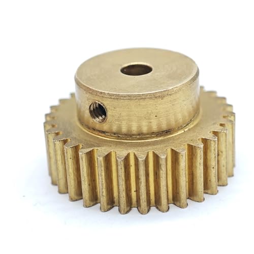 GuidNaurys 1 Stück 0,5 Modul 79 Zähne Messing Stirnrad mit Schritt 0,5 M 79T Stirnrad Ritzel 1,98 mm 3,17 m 4 mm 5 mm 6,35 mm 8 mm 12 mm Loch Getriebe(4mm bore) von GuidNaurys