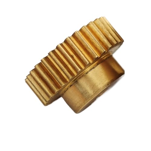 GuidNaurys 1 Stück 0,5 Modul 85 Zähne Messing Stirnrad mit Schritt 4 mm 5 mm 6 mm 6,35 mm 8 mm 10 mm 12 mm Loch 0,5 M 86T Zylinderrad Ritzel Getriebe(8mm bore) von GuidNaurys