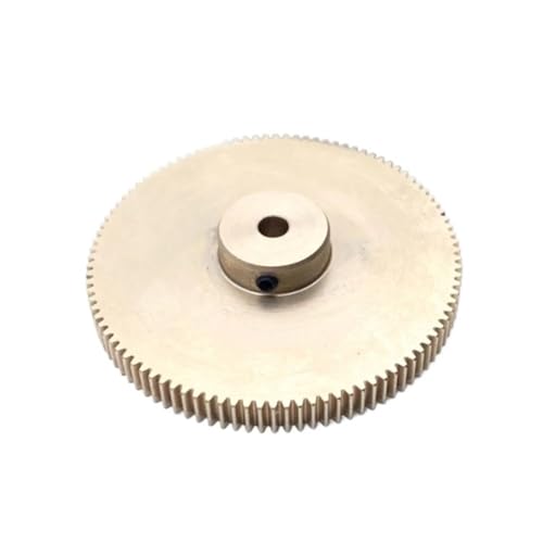 GuidNaurys 1 Stück 0,5 Modul 92 Zähne Kupferzahnrad 4 mm 5 mm 6 mm 8 mm 10 mm Innenloch Stirnrad mit Schritt 0,5 M 92T Ritzel mit geraden Zähnen Getriebe(5mm bore) von GuidNaurys