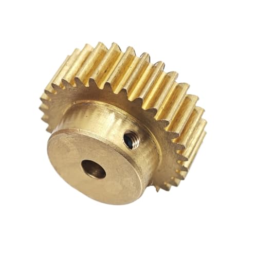 GuidNaurys 1 Stück Messing-Stirnradgetriebe 0,5 Mt 78 Zähne Ritzel mit geraden Zähnen 3,17 mm 5 mm 6,35 mm 8 mm 12 mm 12,7 mm Bohrung 0,5 Modul 78 Zähne Stirnradgetriebe Getriebe(9mm BORE) von GuidNaurys