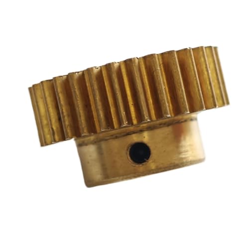 GuidNaurys 1 stücke 0,5 Modul 140 Zähne Schritt Zylindrische Stirnrad 71mm Durchmesser Kupfer Zahnrad 0,5 M 140 T Gerade Zähne Ritzel Getriebe(5mm bore) von GuidNaurys