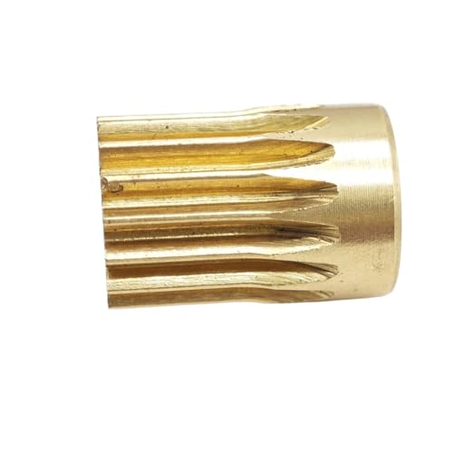 GuidNaurys 1 stücke Halbe Zähne 0,5 Modul 27 Zähne Ritzel 14,5mm Durchmesser 12mm Dicke Gerade Zähne Stirnrad 0,5 M 27T Übertragung Getriebe Getriebe(6MM BORE) von GuidNaurys