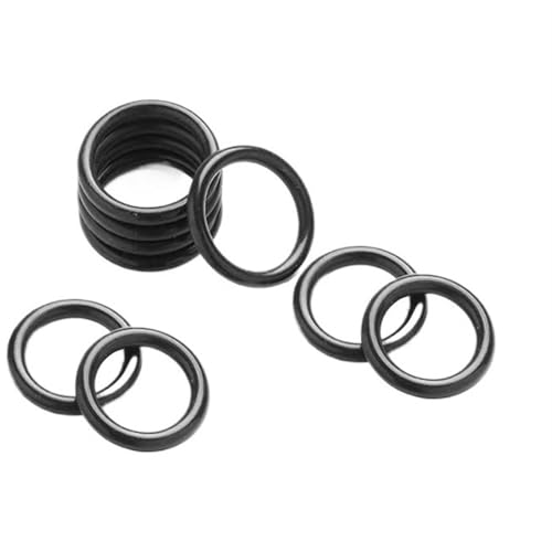 GuidNaurys 10 Stück 1,8 mm Drahtdurchmesser NBR Gleitringdichtung o ring 1,4 mm bis 3,75 mm Innendurchmesser schwarzer Nitrilkautschuk Dichtungsscheibe Dichtung undicht(3.15mm ID) von GuidNaurys