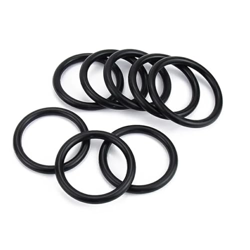 GuidNaurys 10 Stück 2,62 mm CS Schwarz NBR O-Ring-Dichtung Mechanische Nitrilkautschuk-Dichtungsringdichtung 2,62 mm Drahtdurchmesser O-Ring-Unterlegscheiben Dichtung undicht(ID 20.63mm) von GuidNaurys