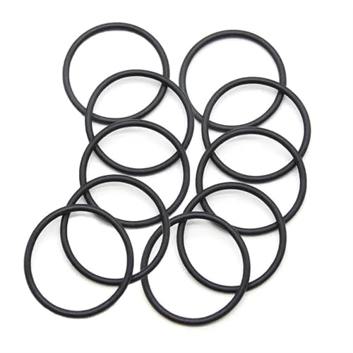 GuidNaurys 10 Stück 2 mm Drahtdurchmesser NBR O-Ring-Dichtung CS 2,0 mm 0,079 Zoll Dichtungsring Dichtung Öldichtung Gummi mechanische Unterlegscheibe Dichtung undicht(ID 43.5mm) von GuidNaurys