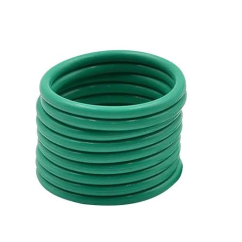 GuidNaurys 10 Stück 3,55 mm CS grün O-Typ Ringdichtung Fluorkautschuk Öldichtung mechanische Unterlegscheibe 20,6 mm bis 30 mm Innendurchmesser FKM o ring Dichtung undicht(20.6mm ID) von GuidNaurys