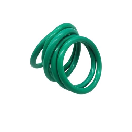 GuidNaurys 10 stücke Fluorkautschuk o ring 1mm Drahtdurchmesser FKM Dichtungsring Unterlegscheibe 25mm bis 8mm Innendurchmesser Öldichtung Dichtung undicht(ID 25mm OD 27mm) von GuidNaurys