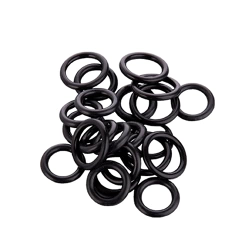 GuidNaurys 100 Stück NBR o ring Dichtung CS 3mm Dicke Dichtring aus Nitrilkautschuk Verschleißfest Wasserdicht Schwarz Dichtring Dichtung undicht(ID 16.5mm) von GuidNaurys