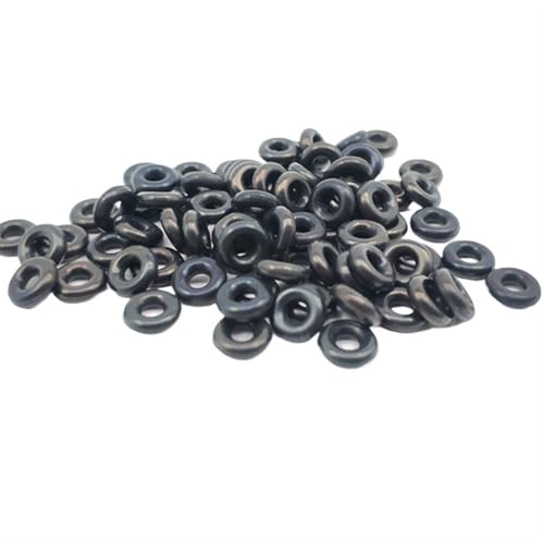 GuidNaurys 100 stücke NBR o ring Dichtung 1,6mm Draht Durchmesser Gummi Dichtung Ring Dichtung 1,6mm CS Hydraulische Dichtung Dichtung Ring Washer Dichtung undicht(ID 3.2mm) von GuidNaurys