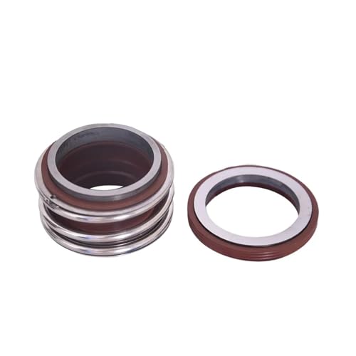 GuidNaurys 109 Gleitringdichtung mit einseitiger Gummibalgdichtung, Siliziumkarbid-Kohlenstoff FKM, einzelne Feder-Gleitringdichtung for Wasserpumpen Werkzeugleckage(17mm ID) von GuidNaurys