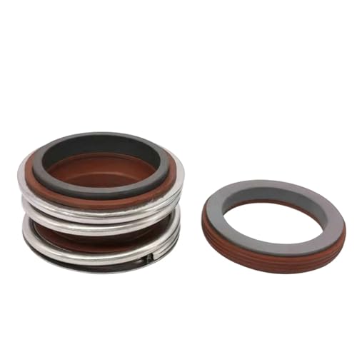 GuidNaurys 109 Wasserpumpen-Gleitringdichtung Siliziumkarbid FKM Einzelfeder Belloe-Wellendichtung Hohe Temperaturbeständigkeit Werkzeugleckage(18mm ID) von GuidNaurys