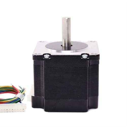 GuidNaurys 23HS5128 2-Phasen-4-Draht-Schrittmotor 2,8 A 101 N.cm 57 x 57 x 51 mm Nema 23 Schrittmotor for CNC-Fräsmaschine Bühne Montage(6.35mm shaft) von GuidNaurys
