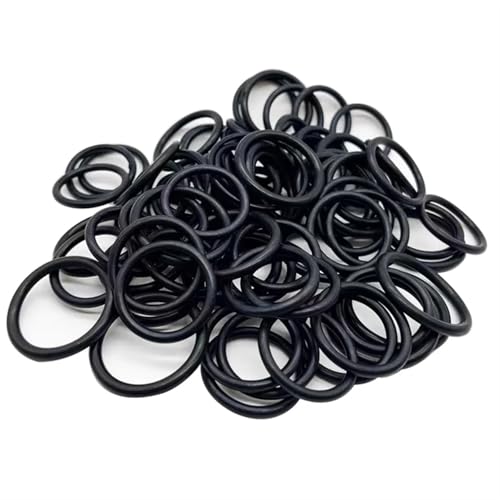 GuidNaurys 300 Stück schwarze NBR-O-Ring-Dichtung CS 3 mm Hydrauliköl-Dichtungsscheibe 56 mm bis 70 mm Innendurchmesser Gummi-O-Ring Dichtung undicht(ID 60mm) von GuidNaurys