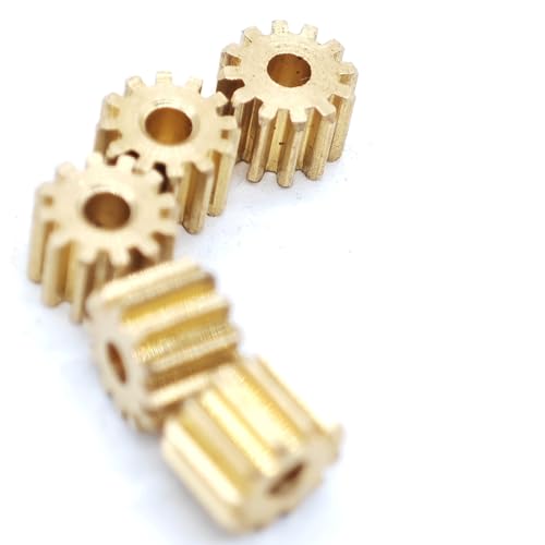 GuidNaurys 5 Stück 0,3 M 20 Zähne Messing-Zahnrad mit geraden Zähnen, 1,5 mm 2 mm 3 mm 4 mm, eng anliegende Welle, 6,6 mm Durchmesser, 0,3 Modul, 20 Zähne Gerades Ritzel(1mm thickness 1.98mm hole) GuidNaurys 5 Stück 0,3 M 20 Zähne Messing-Zahnrad mit geraden Zähnen, 1,5 mm 2 mm 3 mm 4 mm, eng anliegende Welle, 6,6 mm Durchmesser, 0,3 Modul, 20 Zähne Gerades Ritzel(1mm thickness 1.98mm hole) von GuidNaurys